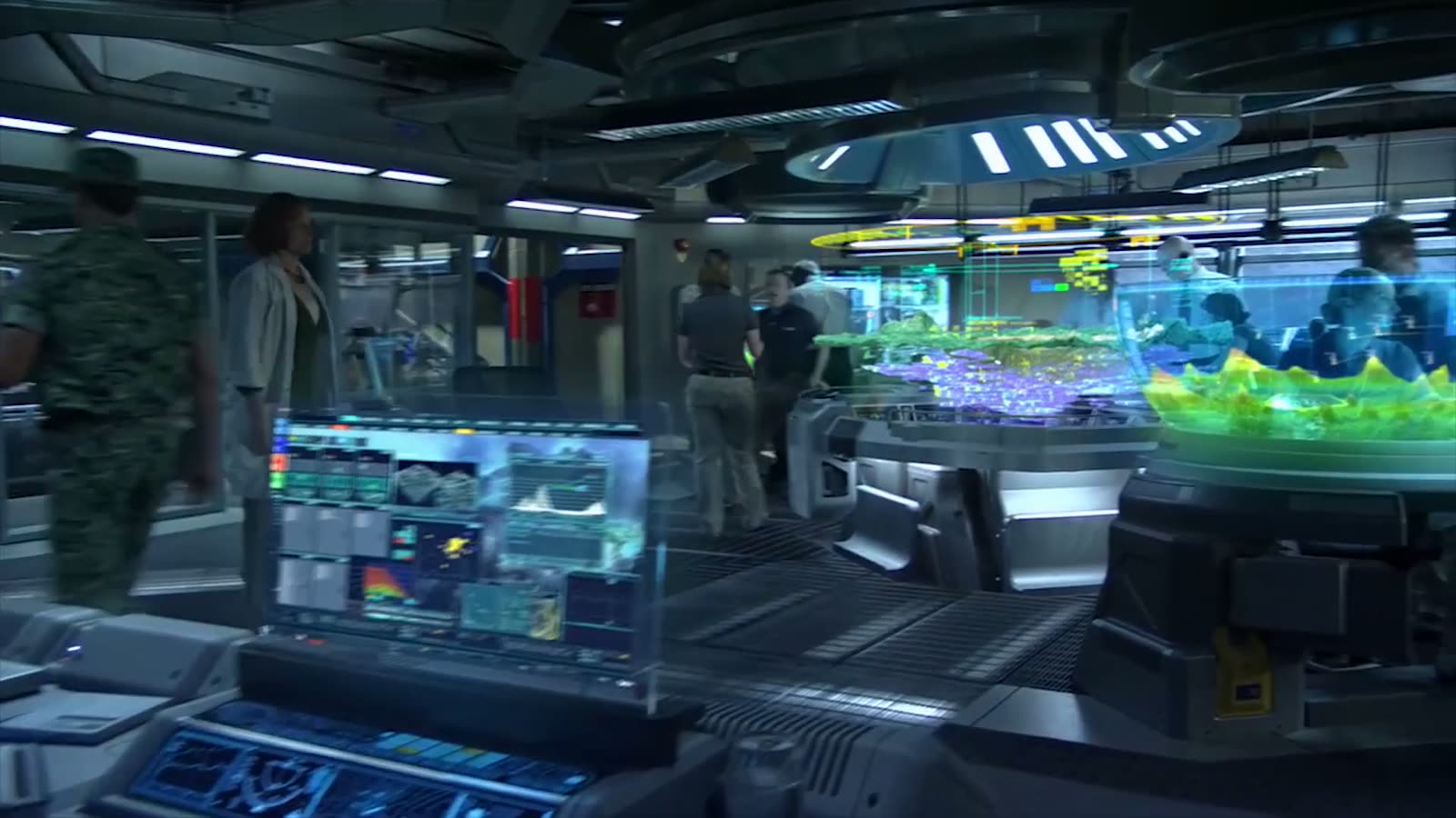Holographic interface graphics from Avatar