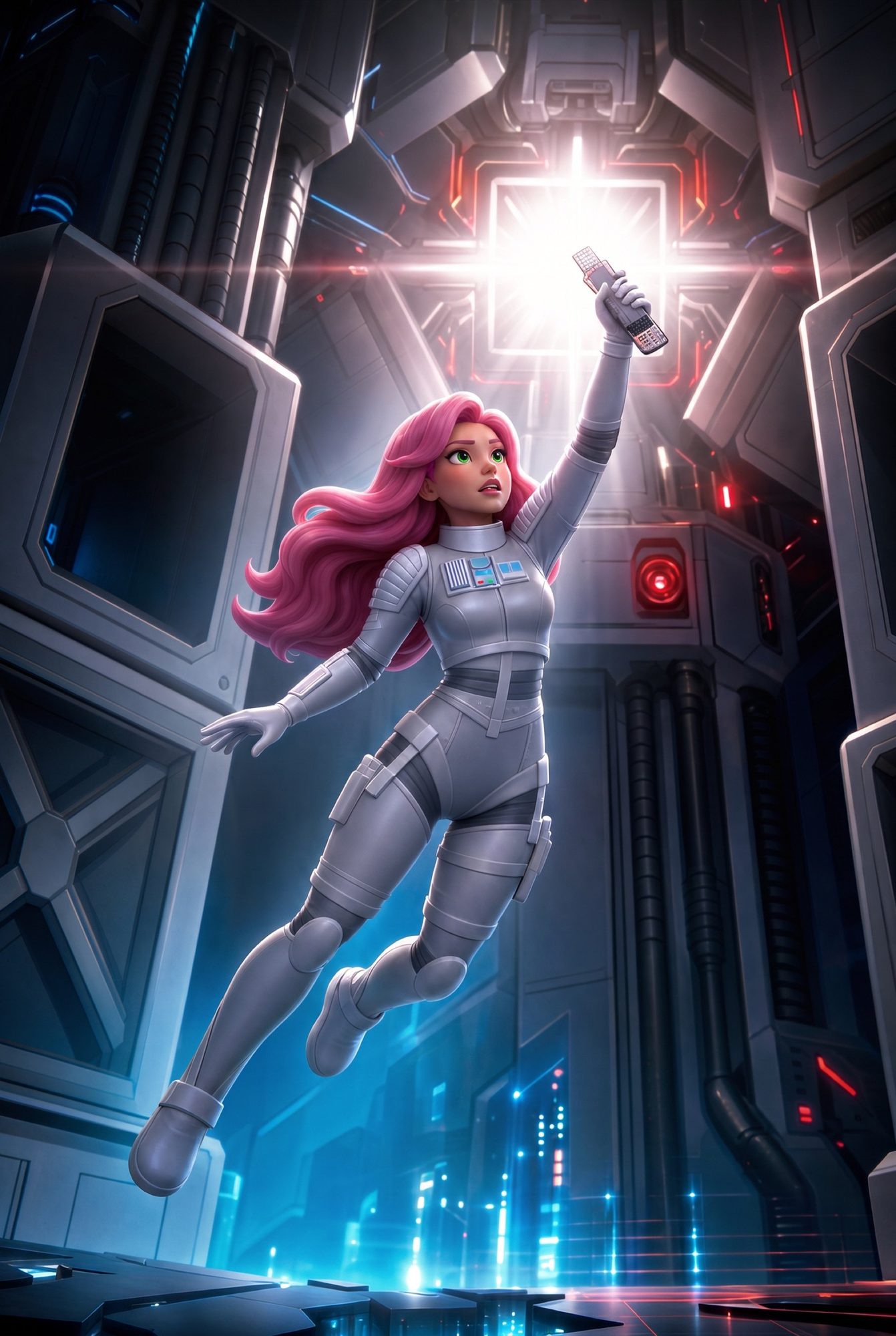 Development image: heightened digital-world counterpart of a Boss Beauties lead