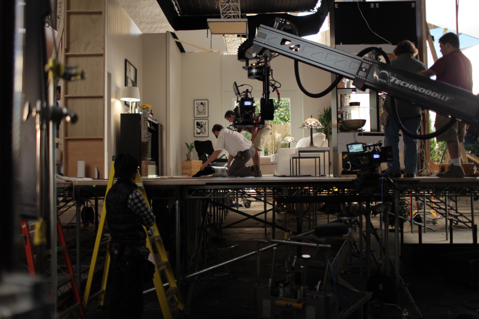 Behind the scenes on the IKEA practical set build